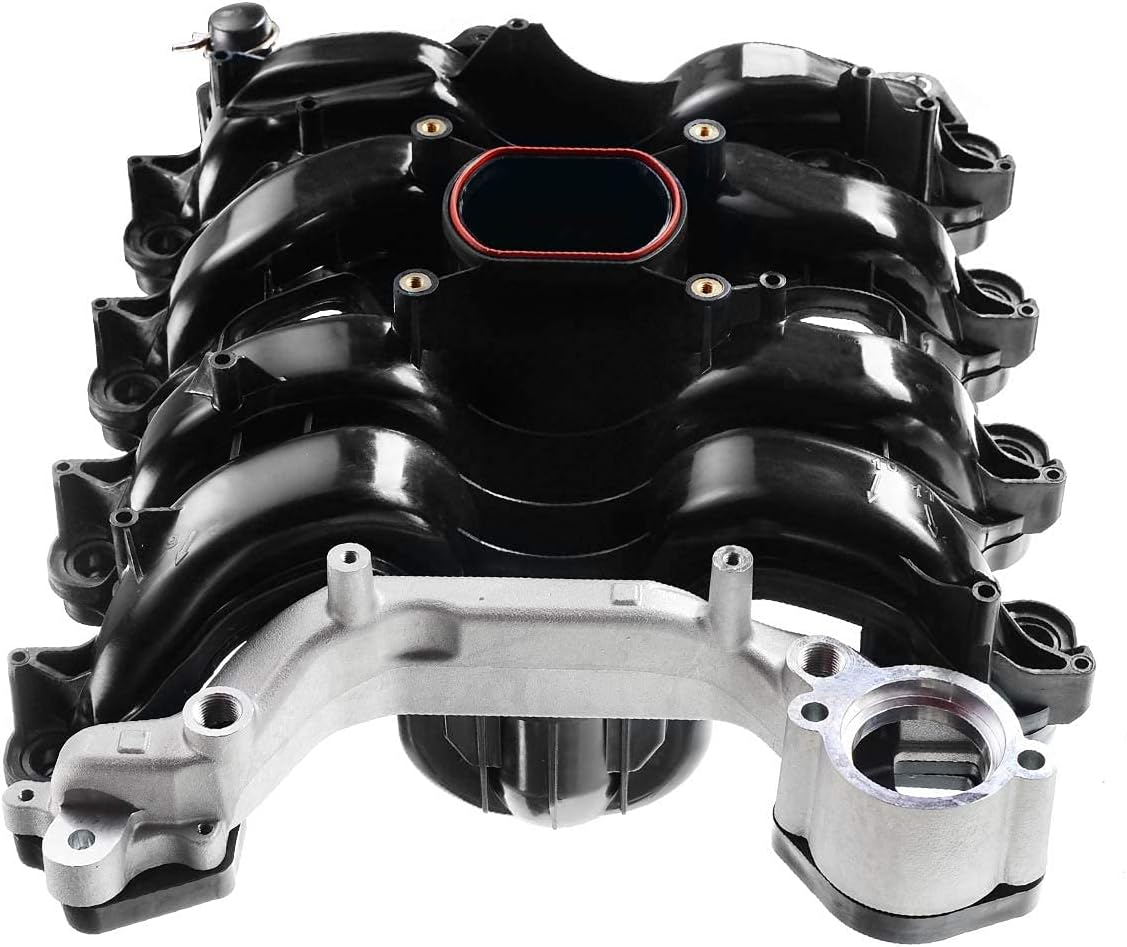 Upper Intake Manifold with Thermostat Compatible with Ford Crown Victoria Mustang Thunderbird Town Car Mercury Grand Marquis Cougar 1996-2000 V8 4.6L B8799
