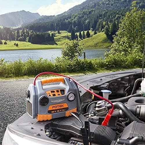 900 Peak Amps Jump Starter Power Station with 150 PSI Air Compressor T314