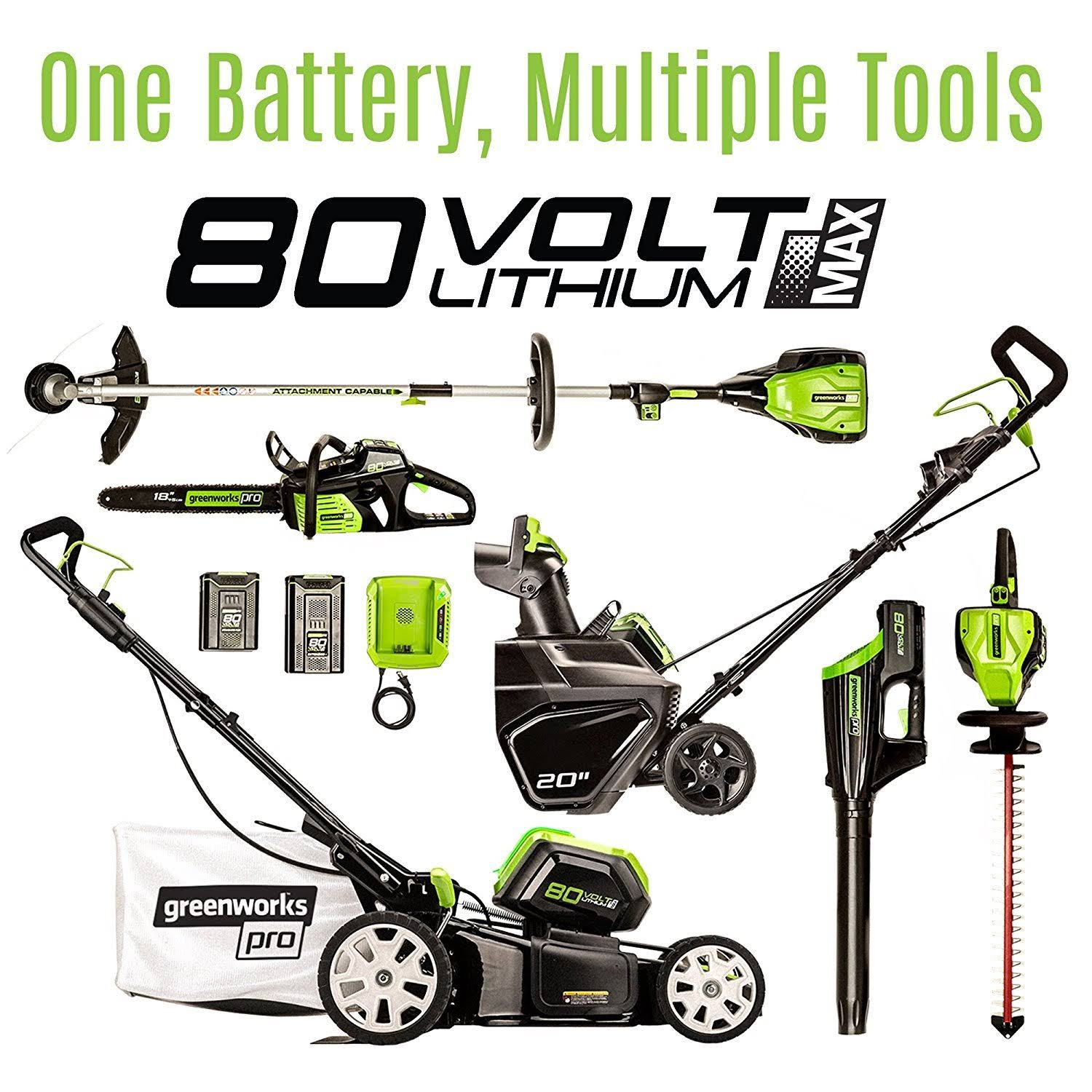80V Cordless String Trimmer and Blower Combo V10066