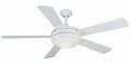 52 inch Ceiling Fan with Light Kit White Finish R7277