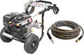 3100 PSI Gas Pressure Washer with 3/8" x 100' 4500 PSI Cold Water Hose H4935