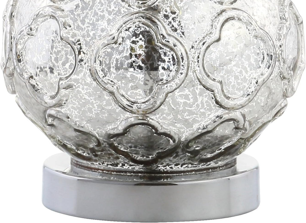 Mercury Silver Glass LED Lamp T37262