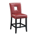 Red Counter-Height Chair, 2 Pack Z3495