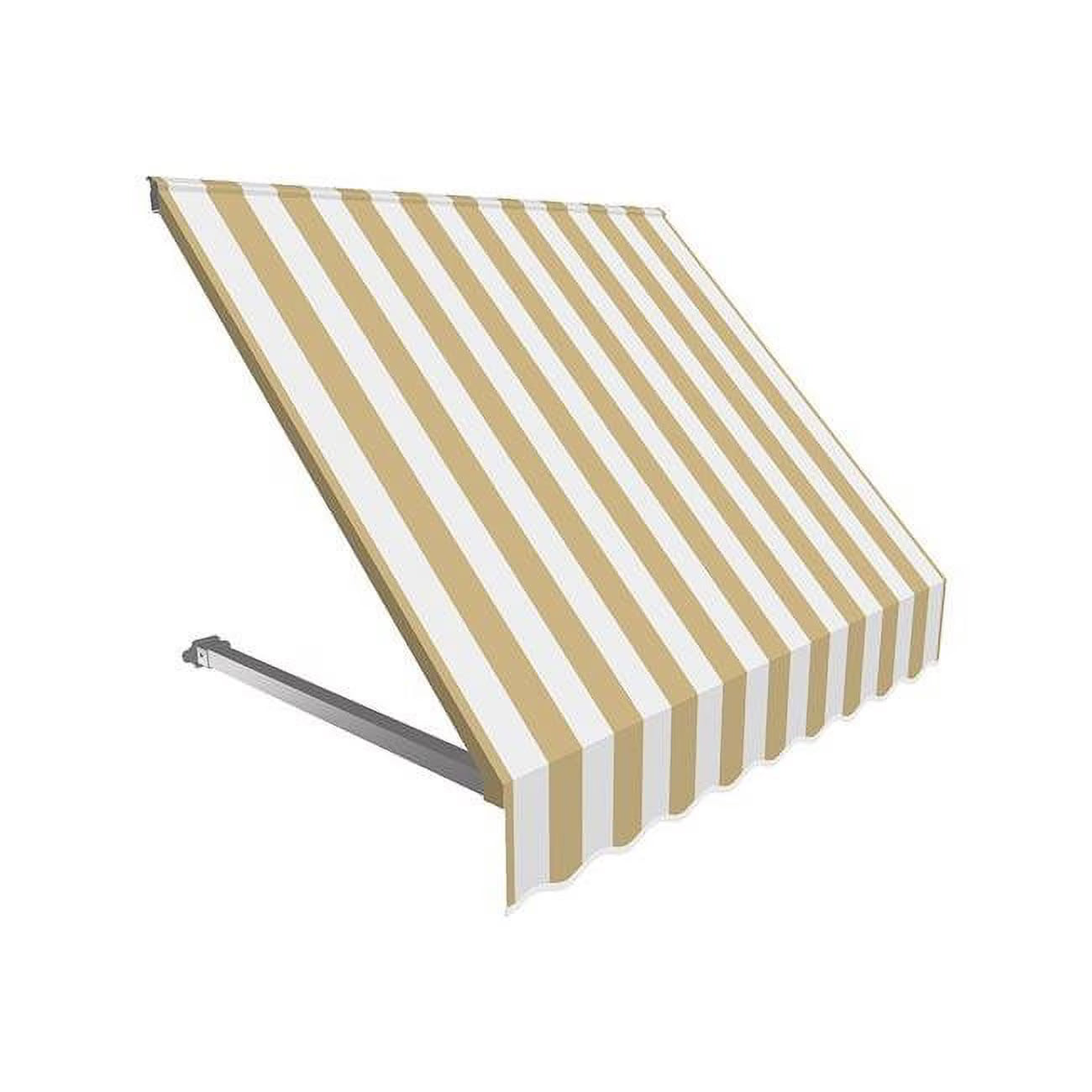 Linen & White Retro Window & Entry Awning Y1940