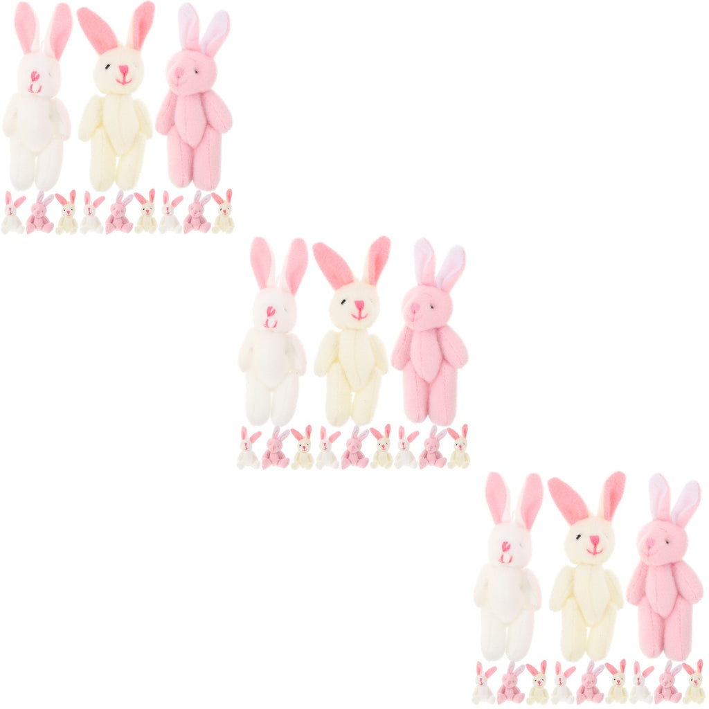 45 Pcs Plush Cotton Mini Animal Car Accessories U763761