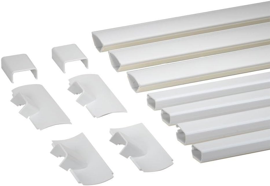 White Recessed In Wall Cord Management Kit, Pack of 2 H2488
