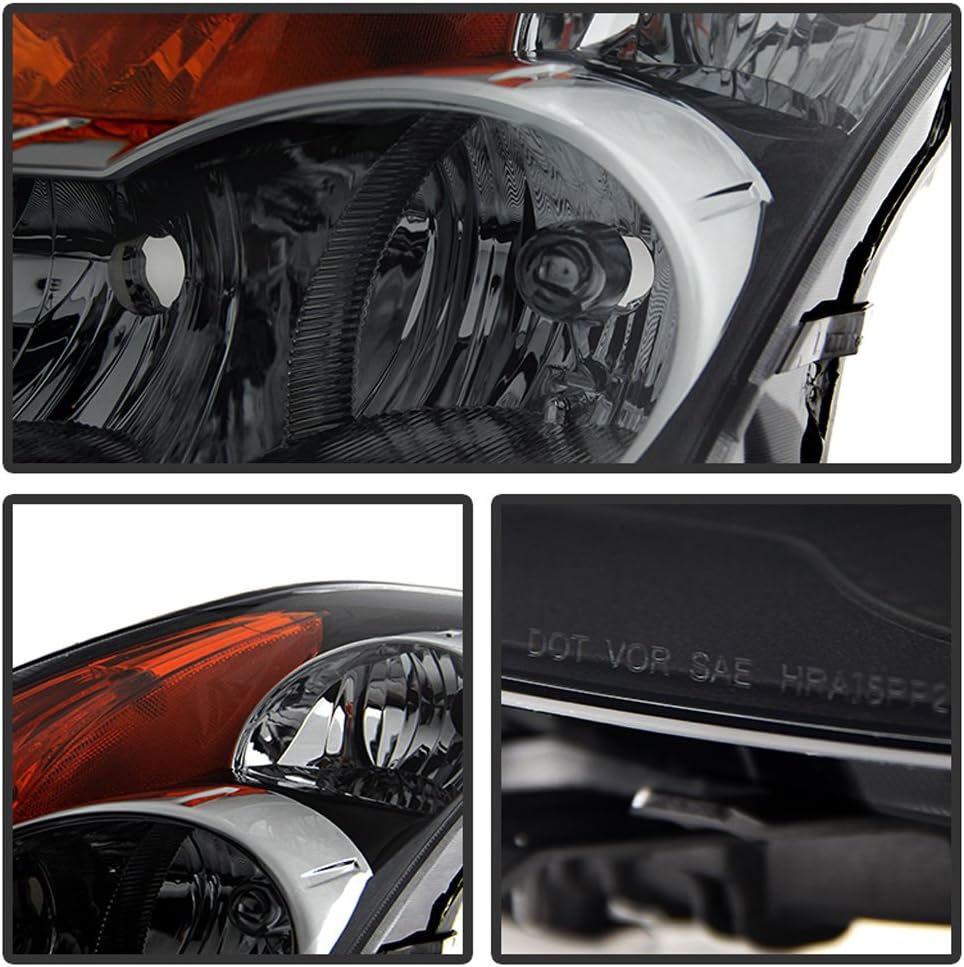 Black Housing Smoked Lens Headlights R860427