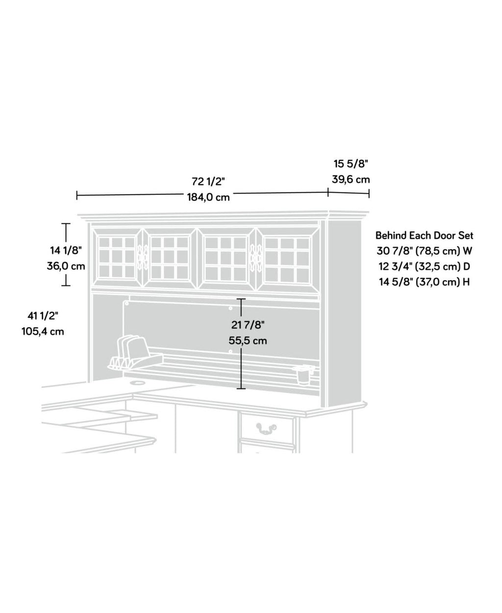 Classic Cherry Hutch Z5936