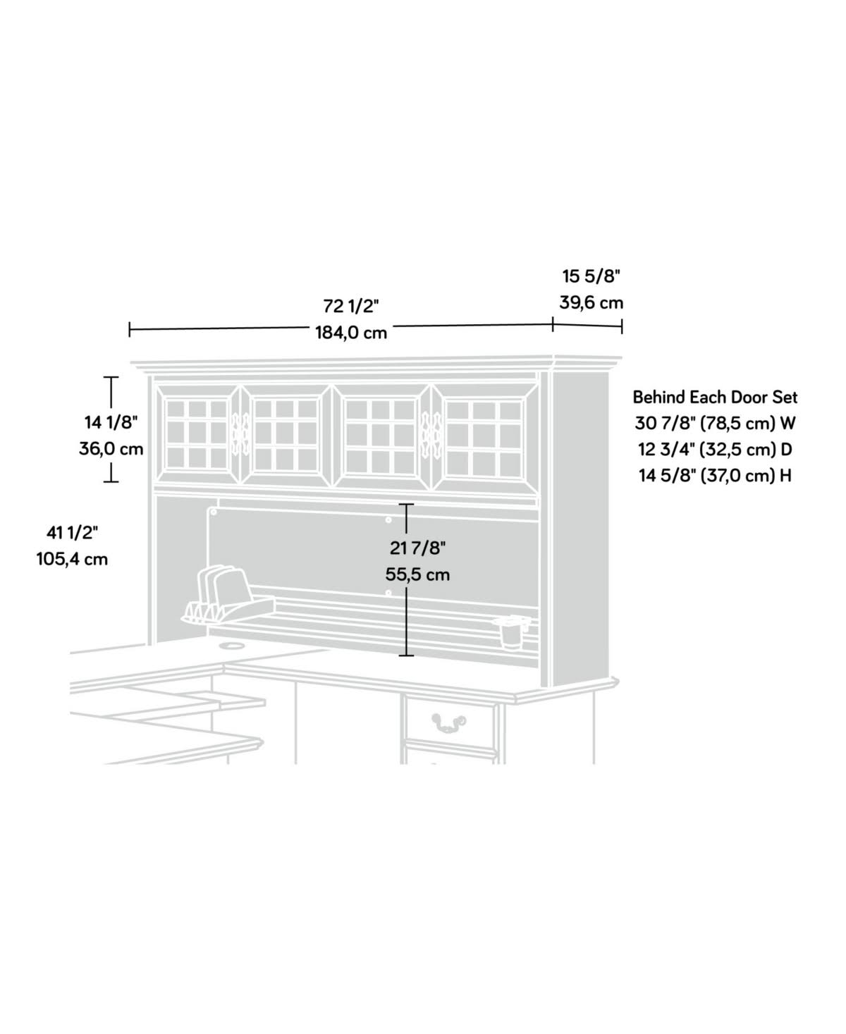 Classic Cherry Hutch Z5936