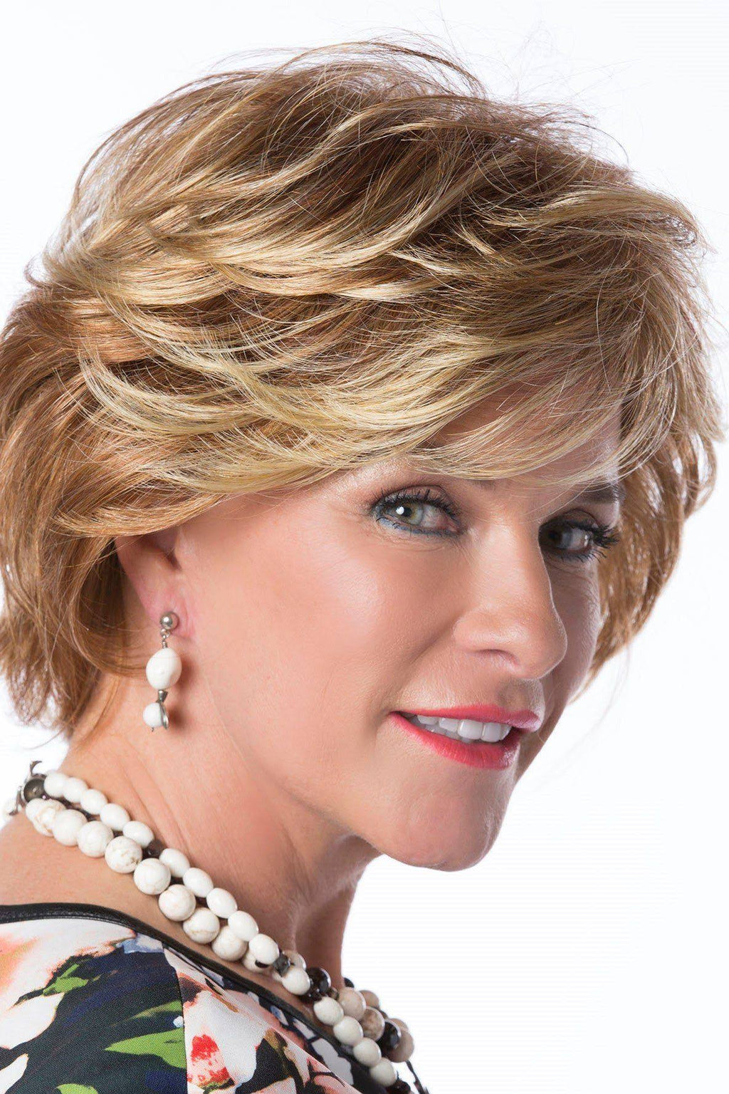 Medium Brown Styled Wig O650066