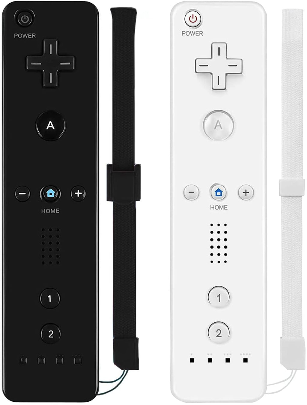 4 Pack Wireless Controller for Wii and Wii U with Silicone Case and Wrist Strap X60039