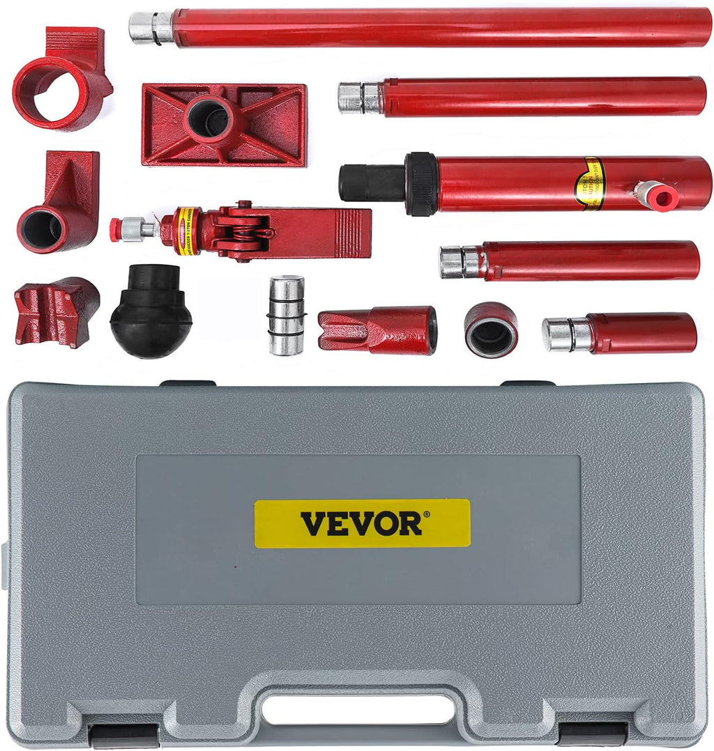 10 Ton Porta Power Kit with 78.7 inch Oil Hose Hydraulic Jack B95389