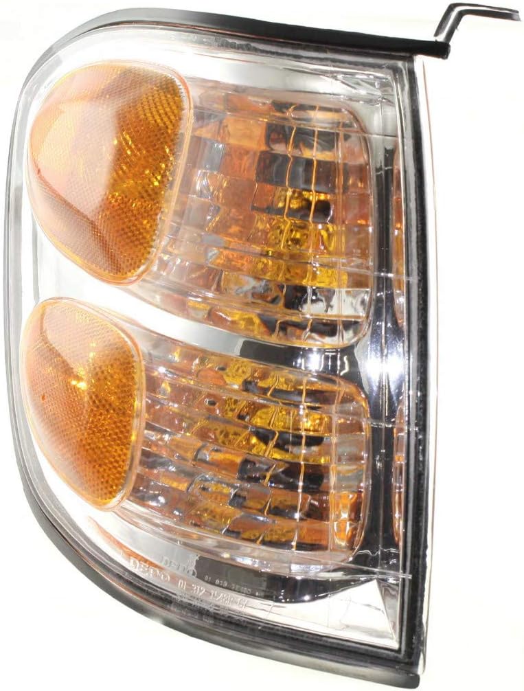 Passenger Side Signal Light Assembly for Toyota Sequoia 2001 2002 2003 2004 Pack of 2 D3824