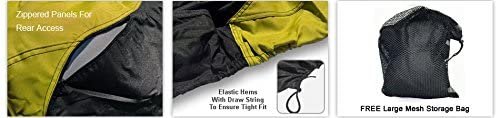 Yellow/Black Jet Ski Cover with Trailer Straps and Storage Bag K90890