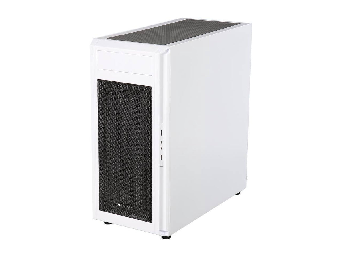 White Steel / Plastic ATX Tower Computer Case T13245