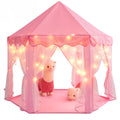 Princess Tent with LED Star Lights, 55'' x 53'' Pink K4650