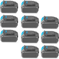 10 Packs 20V 6.0Ah Battery with LED Indicator C967669
