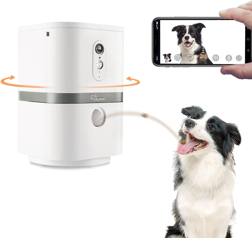 White Full HD Pet Camera with Two-Way Audio and Night Vision V8994