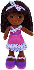 Purple Ruffles Soft Doll, 14" Q254363
