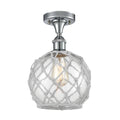 Polished Chrome Semi-Flush Mount Light U310