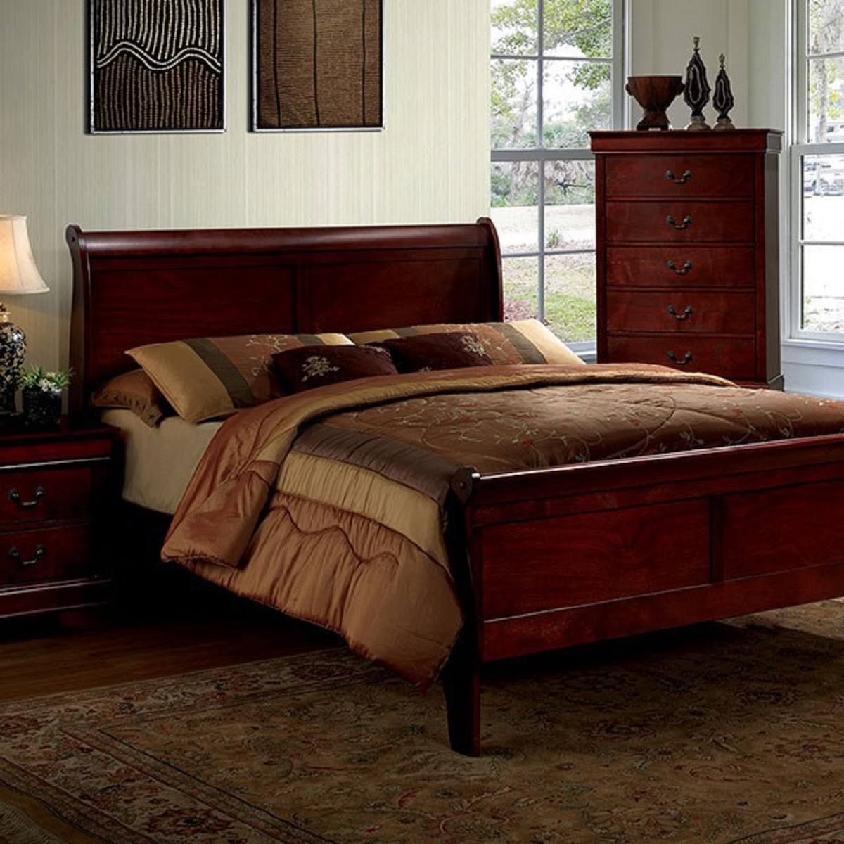 Cherry Full Bed G399
