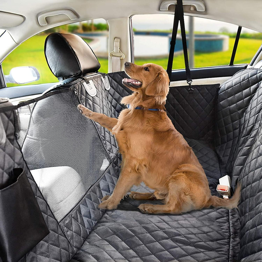 Waterproof Nonslip Dog Car Seat Cover with Storage Pocket V684300