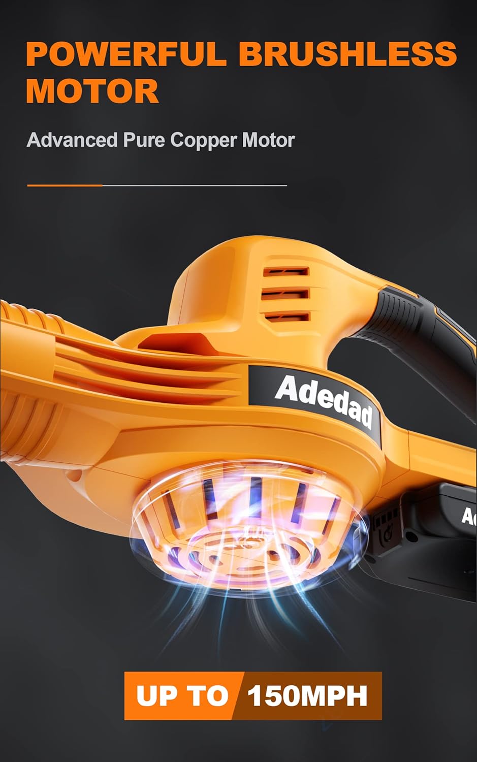 Cordless Handheld Leaf Blower 2.0 Ah 150 MPH Variable-Speed Pack of 2 K9852