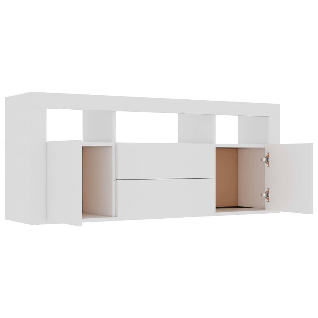 White TV Cabinet Chipboard Q4540
