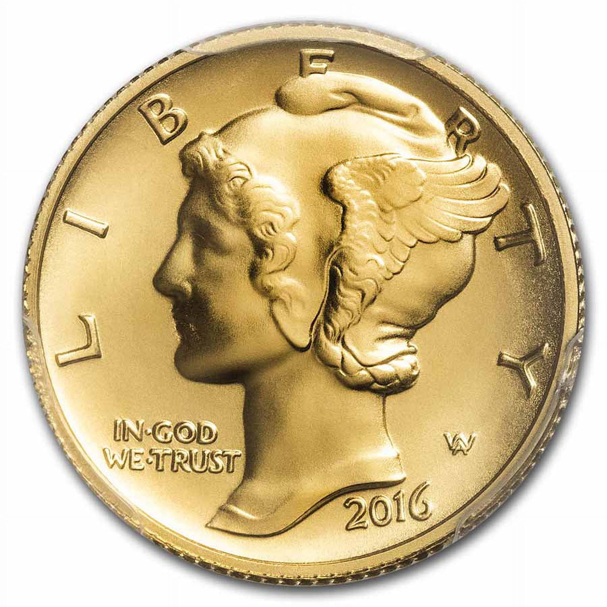 1/10 oz Gold Mercury Dime Z8435
