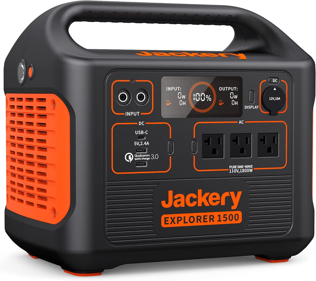 1534Wh Portable Generator with 3 AC Outlets H7196