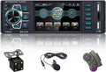 Single Din Car Stereo with Bluetooth, FM Radio Receiver, Dual USB, AUX-in, TF Card Port, Microphone, Mirror Link, Backup Camera, Steering Wheel Control W752