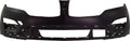 Front Bumper Cover Primed with Tow Hook Holes D4398