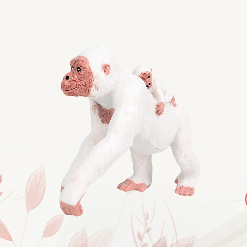 Fake Monkey Toy Educational Model Plaything Ornaments for Kid P2025