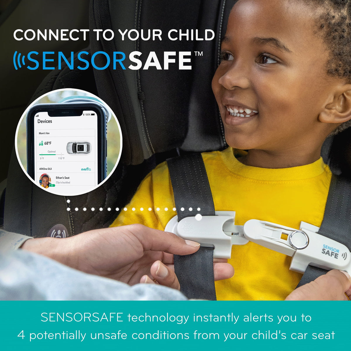 Convertible Car Seat with SensorSafe P2585