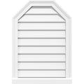 Octagonal Top Surface Mount PVC Gable Vent B733077