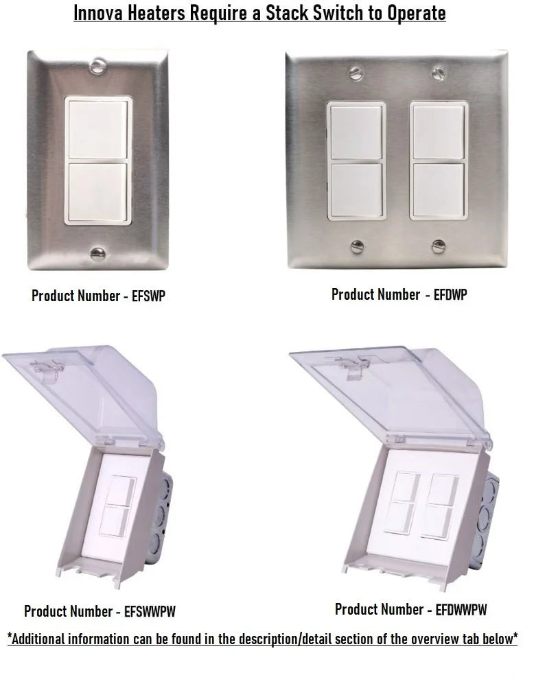 Outdoor Wall Mount Electric Infrared Heater J67306