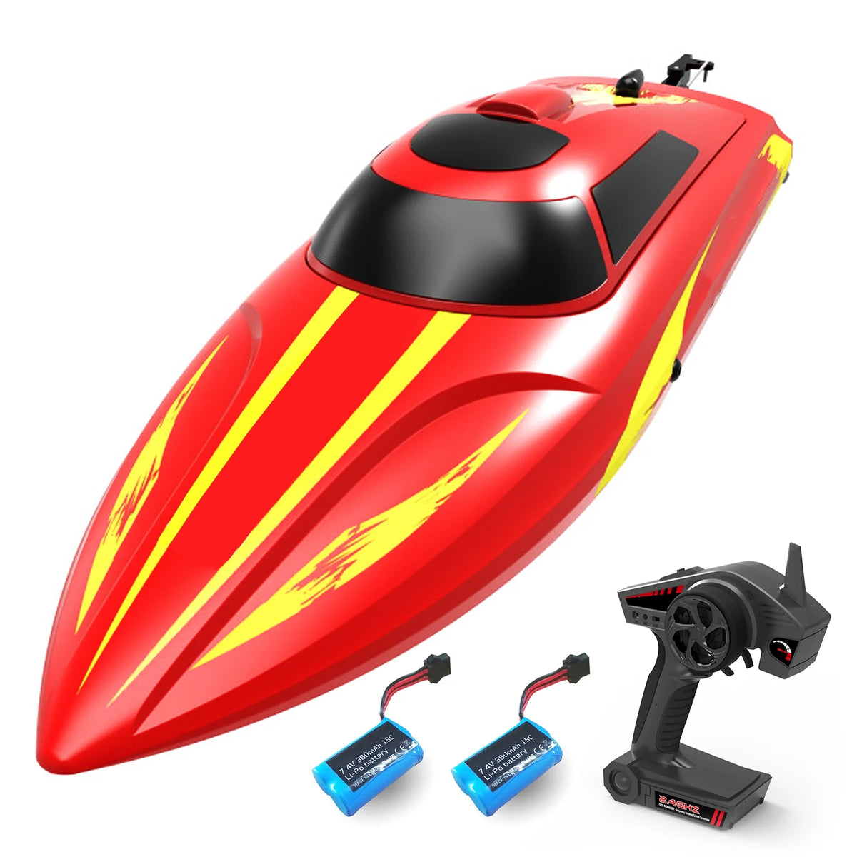 Remote Control Boat 30kmh High Speed 2.4GHz with 2 Battery T8493