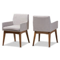 Grey/Beige Dining Armchair, Set of 2 O4949