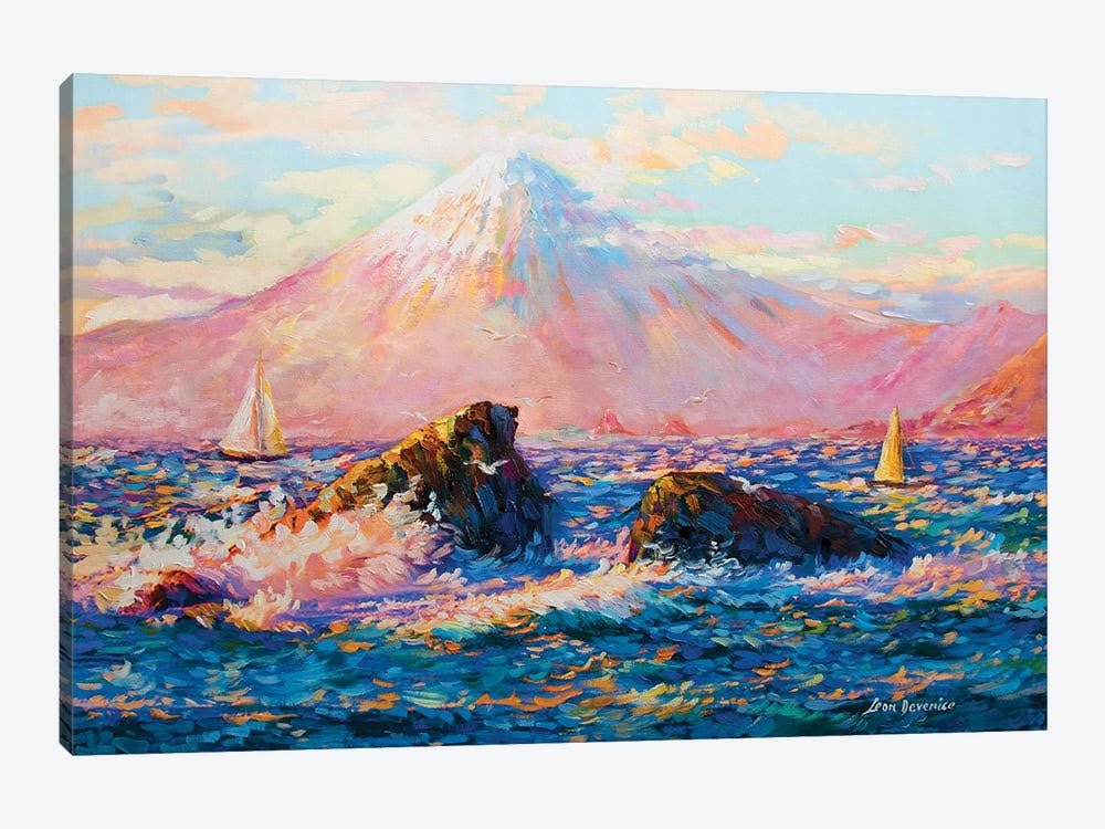 Mount Fuji Print Canvas Art U31374