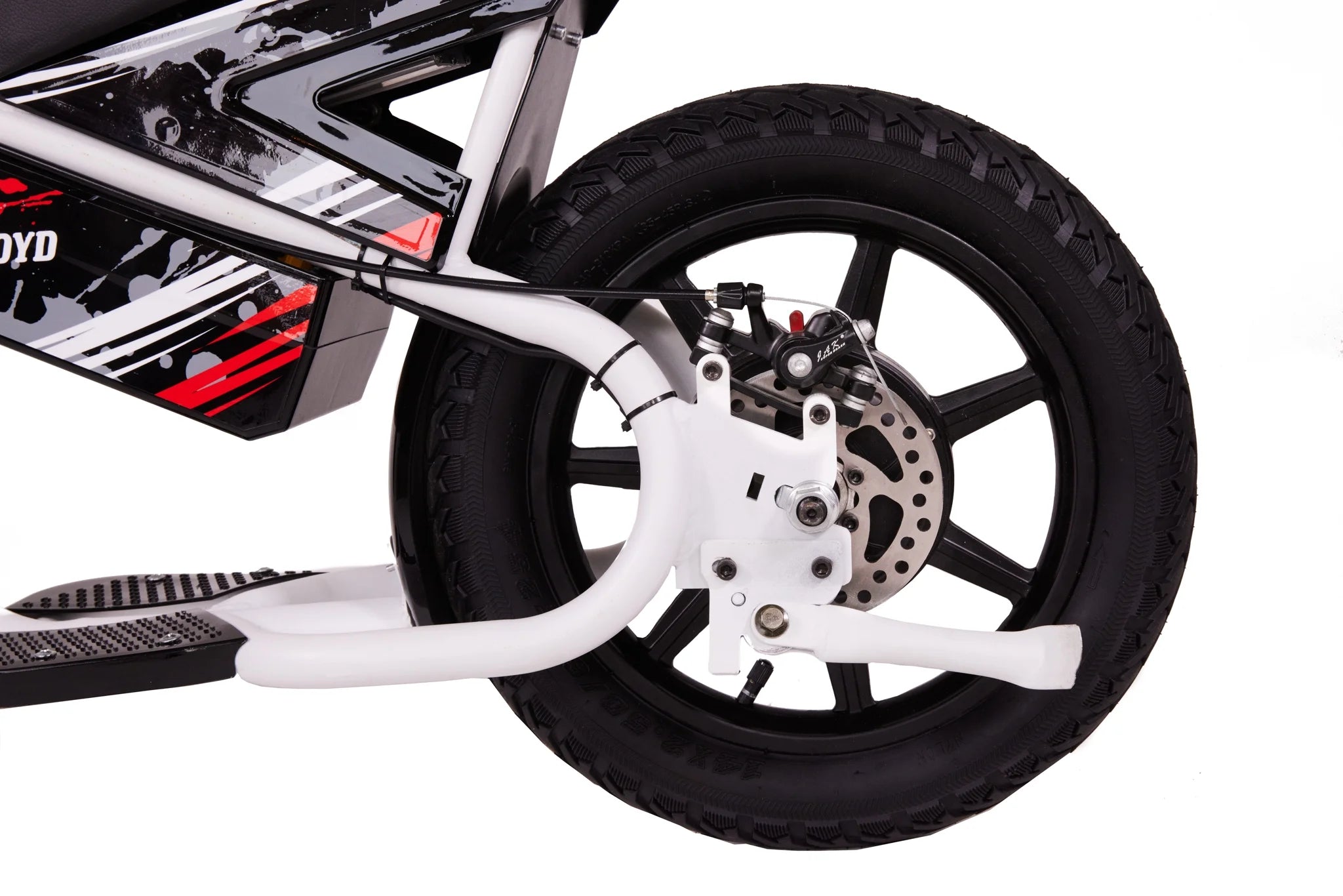 Electric Mini Bike for Kids, 200W, 6.2-10MPH, up to 8 Miles, White C498463