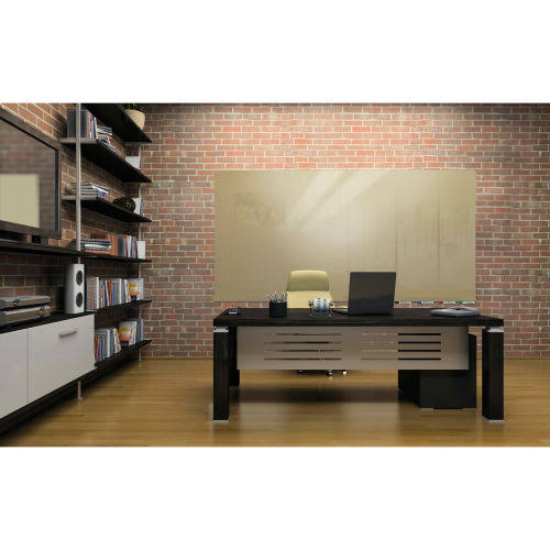 Beige Magnetic Glass White Board M883692