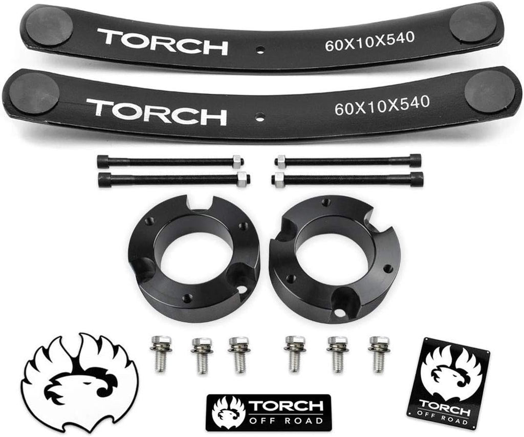 2" Front 2" Rear Lift Kit for Toyota Tacoma 2WD Add A Leaf Y88006