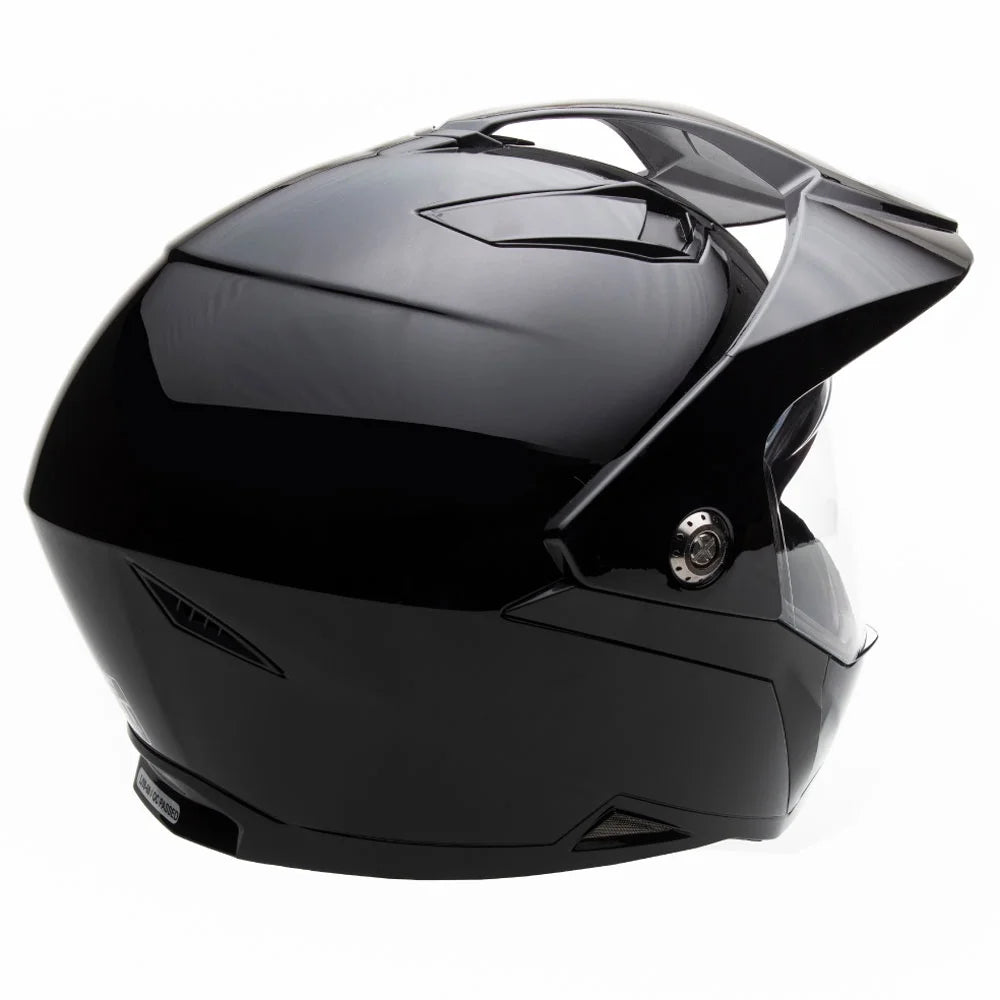 Gloss Black Full-Face Motorcycle Helmet D426146