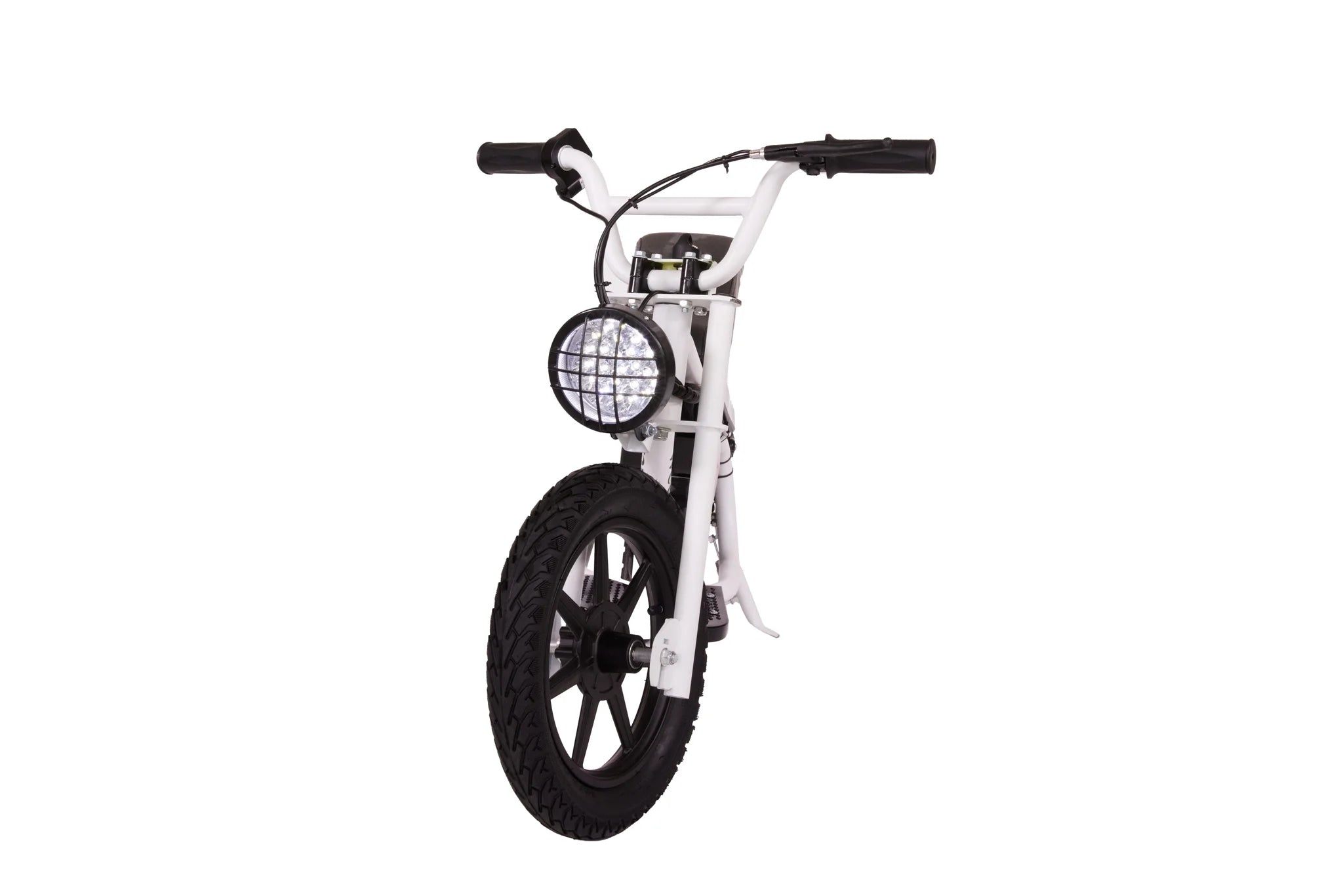 Electric Mini Bike for Kids, 200W, 6.2-10MPH, up to 8 Miles, White C498463