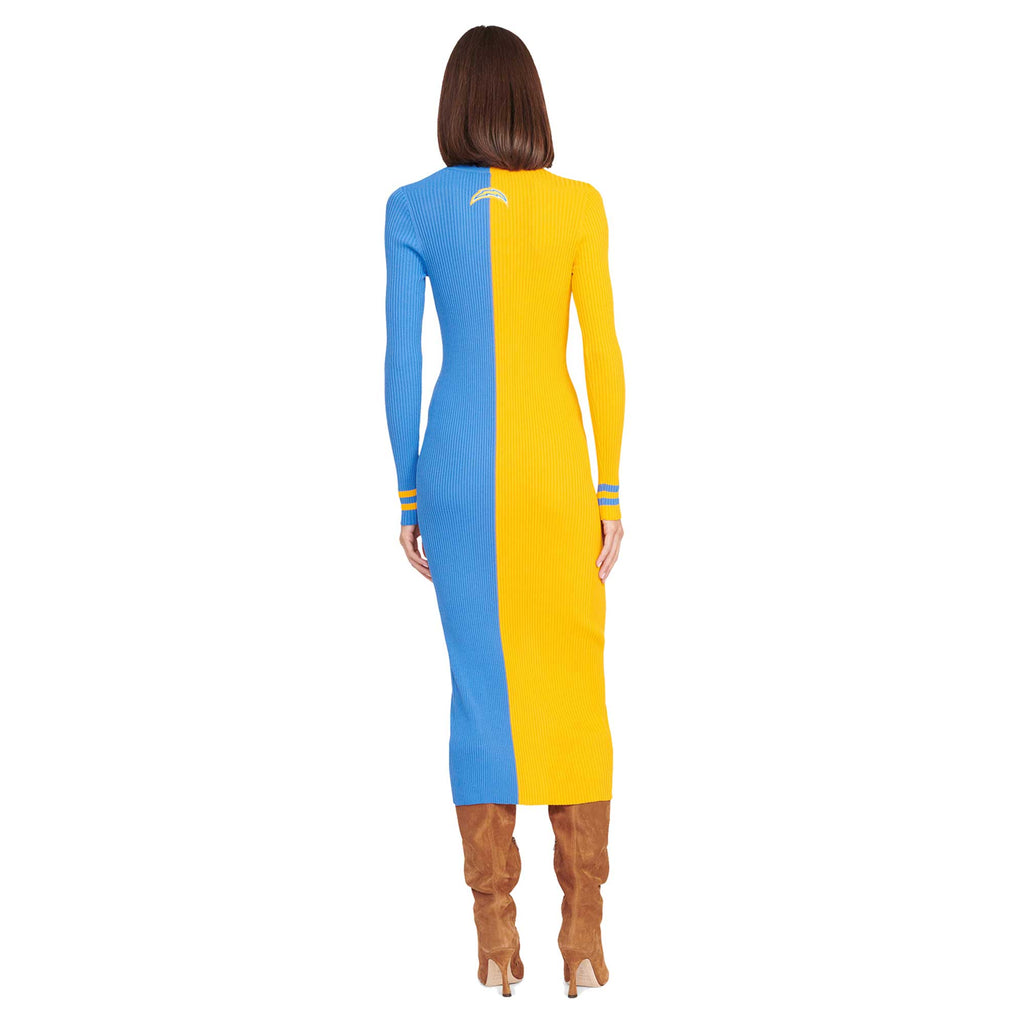 Knit Button-Up Sweater Dress X216127