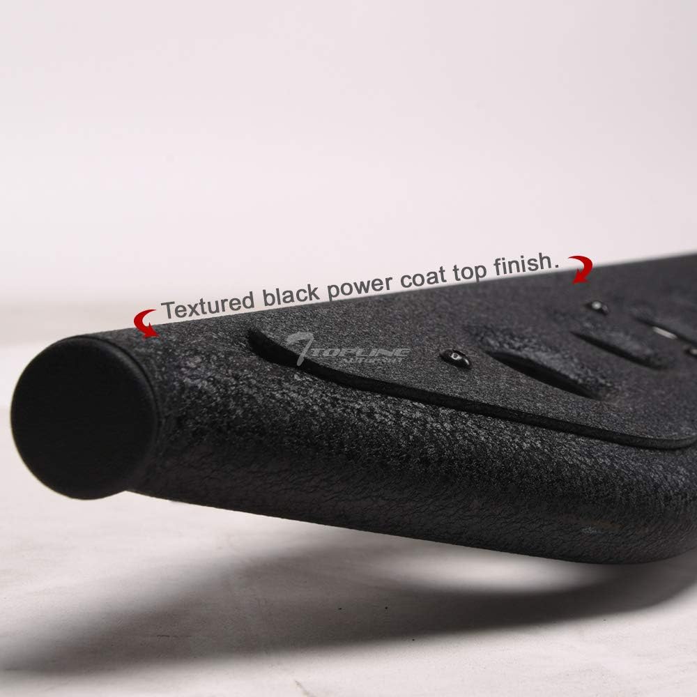 Textured Black Rock Slider Side Step Rail Nerf Bars Q83902