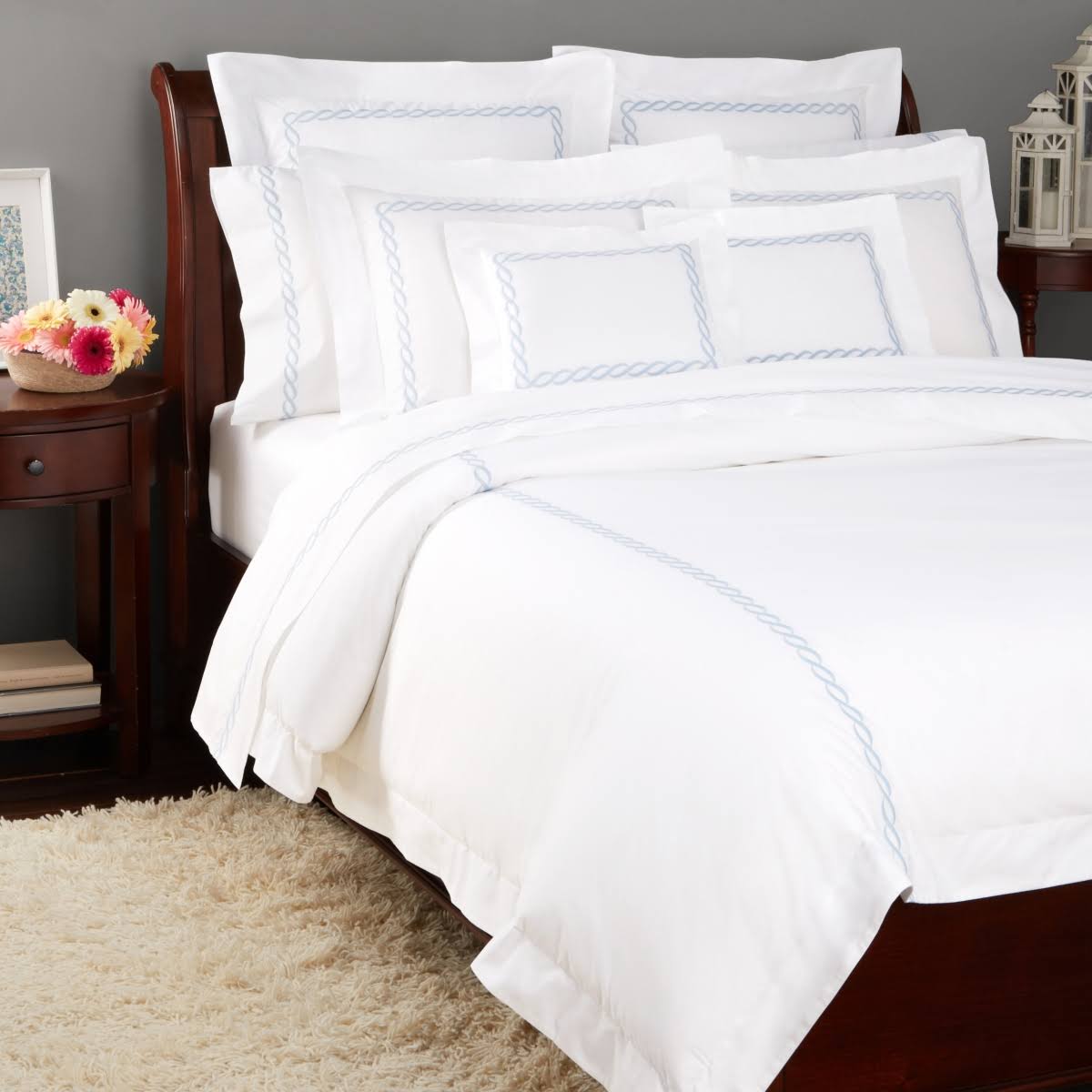 Full/Queen Hazy Blue Duvet Cover R4804