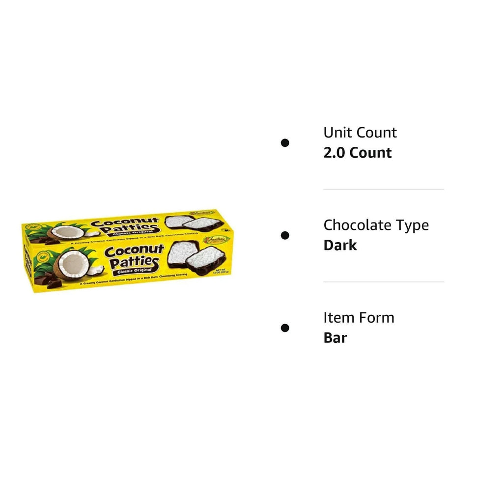 Coconut Patties, Original, 12-ounce, Pack of 2 G539