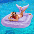 Purple Inflatable Pool Lounger Float W371339
