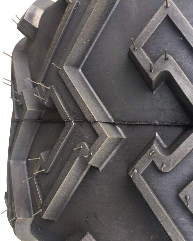 Set of 2 22X11-10 4 Ply Black Rubber Tires Q35452